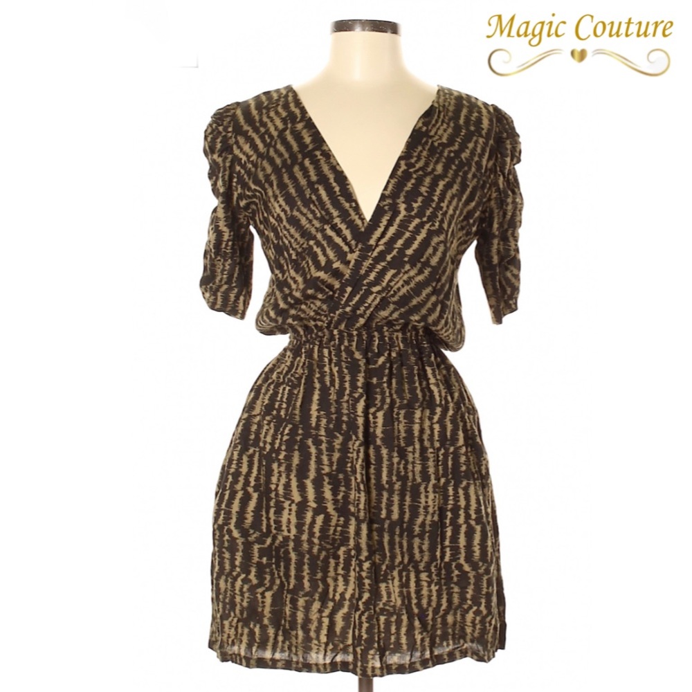 NWOT MYNE Ashley Ann Dress with Pockets 💛🐆💛
